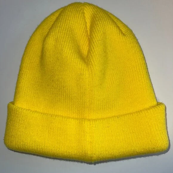 yellow cuffed adidas beanie - Picture 2 of 4